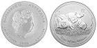 Australien 1 Dollar 2008 Maus - 1 Unze Feinsilber